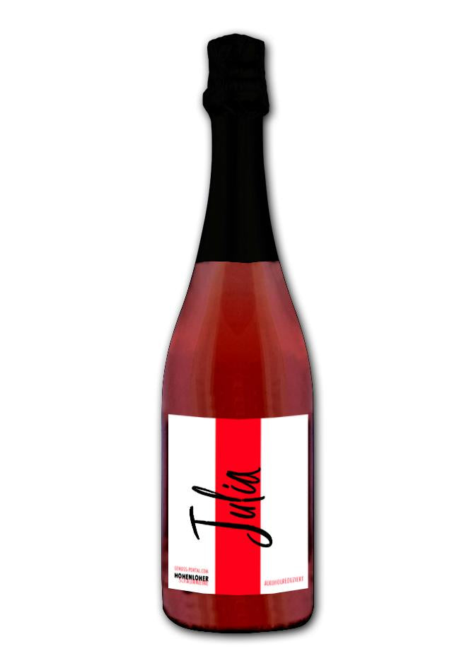 Teilentalkoholisierter Sekt "JULIA" rosé
