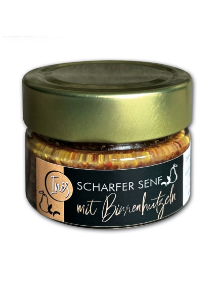 Birnenhutzel Senf - scharf - Hohenlohisch Gut