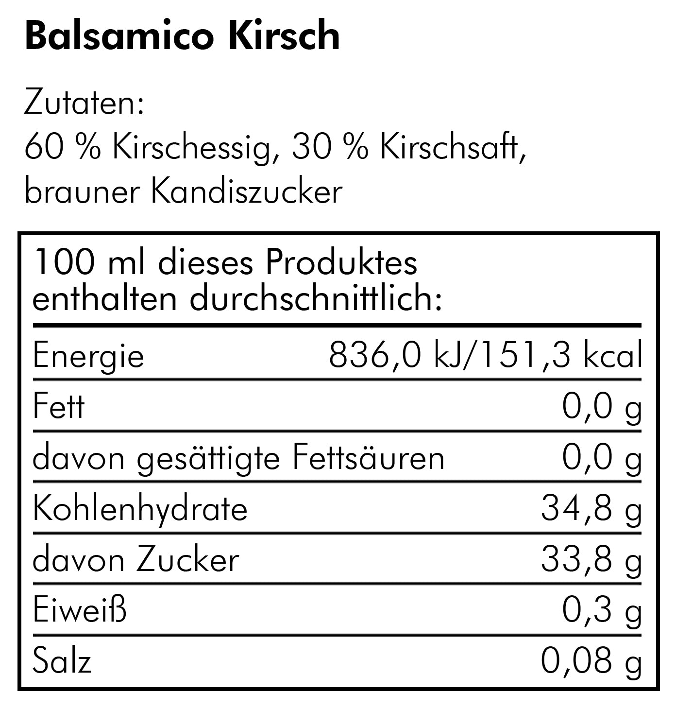 Kirschen Balsamico - HomeMade